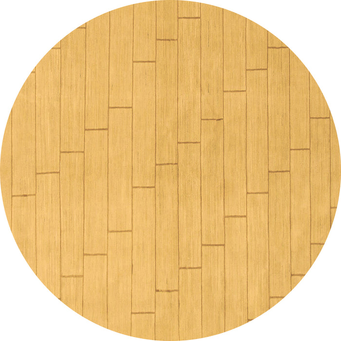 Round Solid Brown Modern Rug, abs1532brn