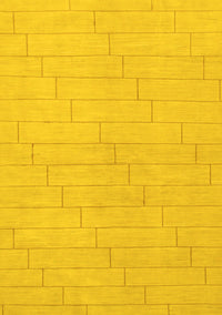 Solid Yellow Modern Rug, abs1532yw