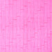 Square Machine Washable Solid Pink Modern Rug, wshabs1532pnk