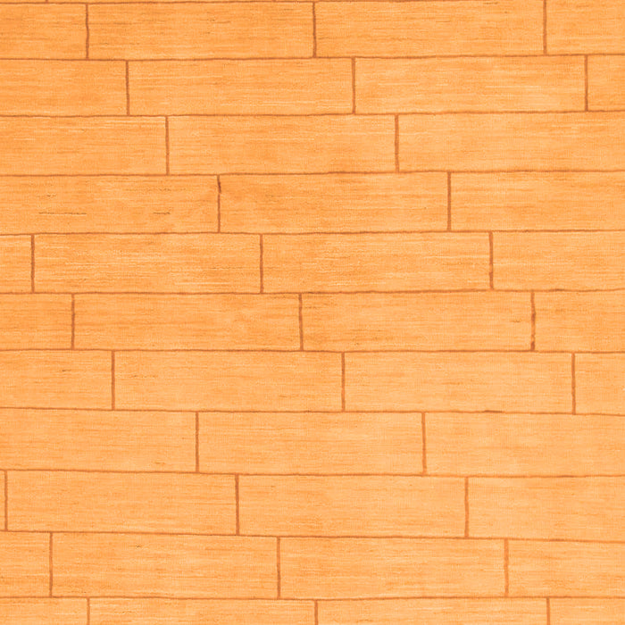 Machine Washable Solid Orange Modern Area Rugs, wshabs1532org