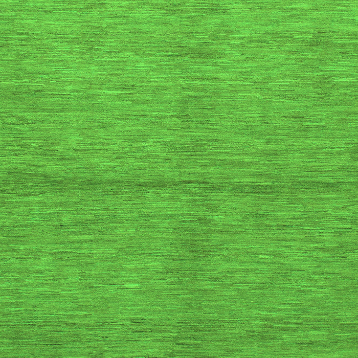 Square Machine Washable Abstract Green Modern Area Rugs, wshabs1533grn