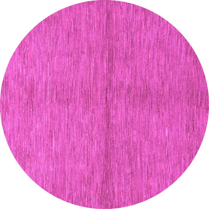 Round Abstract Pink Modern Rug, abs1533pnk