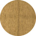 Round Abstract Brown Modern Rug, abs1533brn