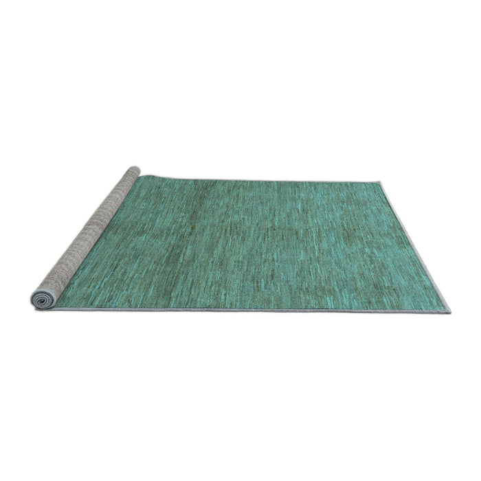 Sideview of Machine Washable Abstract Light Blue Modern Rug, wshabs1533lblu