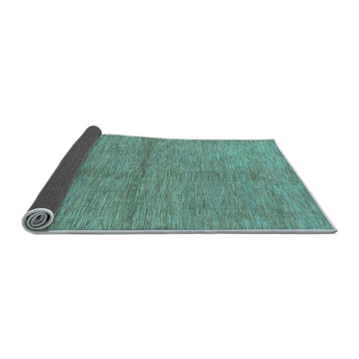 Sideview of Abstract Light Blue Modern Rug, abs1533lblu