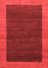 Abstract Red Modern Rug, abs1534red