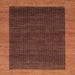 Square Abstract Red Modern Rug, abs1534