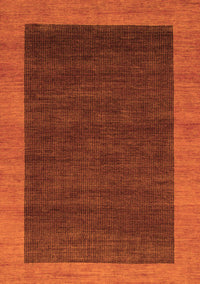 Abstract Orange Modern Rug, abs1534org