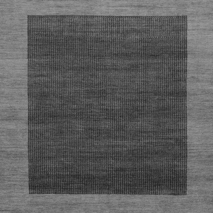 Square Abstract Gray Modern Rug, abs1534gry
