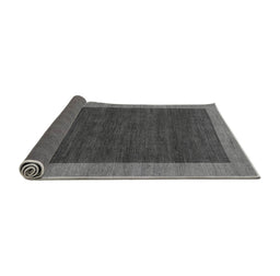 Sideview of Abstract Gray Modern Rug, abs1534gry