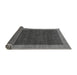 Sideview of Abstract Gray Modern Rug, abs1534gry