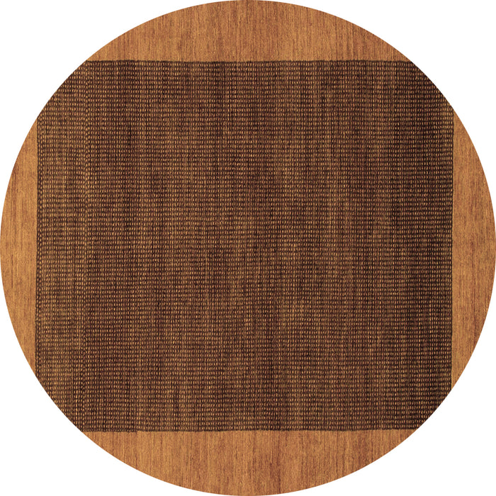 Round Machine Washable Abstract Brown Modern Rug, wshabs1534brn