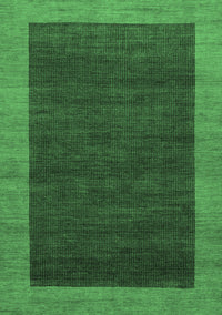 Abstract Emerald Green Modern Rug, abs1534emgrn