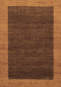 Abstract Brown Modern Rug, abs1534brn