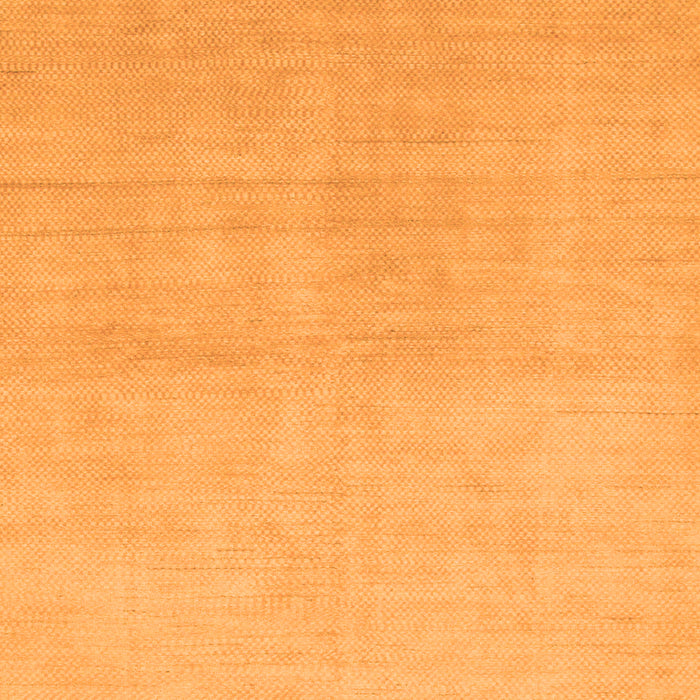 Square Machine Washable Solid Orange Modern Area Rugs, wshabs1535org