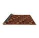 Sideview of Checkered Brown Modern Rug, abs1536brn