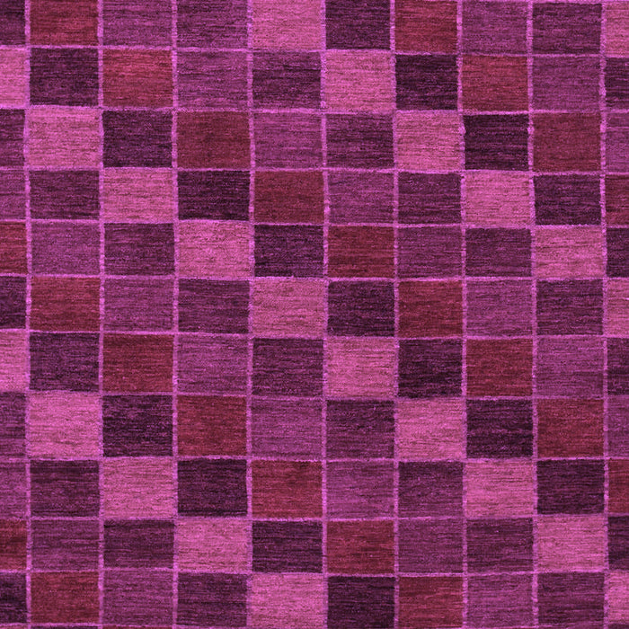 Machine Washable Checkered Purple Modern Area Rugs, wshabs1536pur