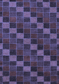 Checkered Blue Modern Rug, abs1536blu