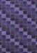 Machine Washable Checkered Blue Modern Rug, wshabs1536blu