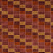 Square Abstract Red Checkered Rug, abs1536