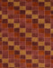 Abstract Red Checkered Rug, abs1536