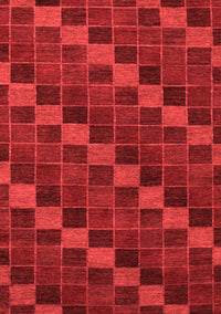 Checkered Red Modern Rug, abs1536red