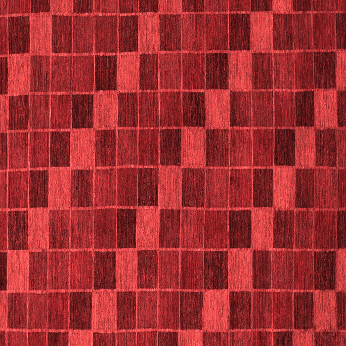 Checkered Red Modern Rug, abs1536red