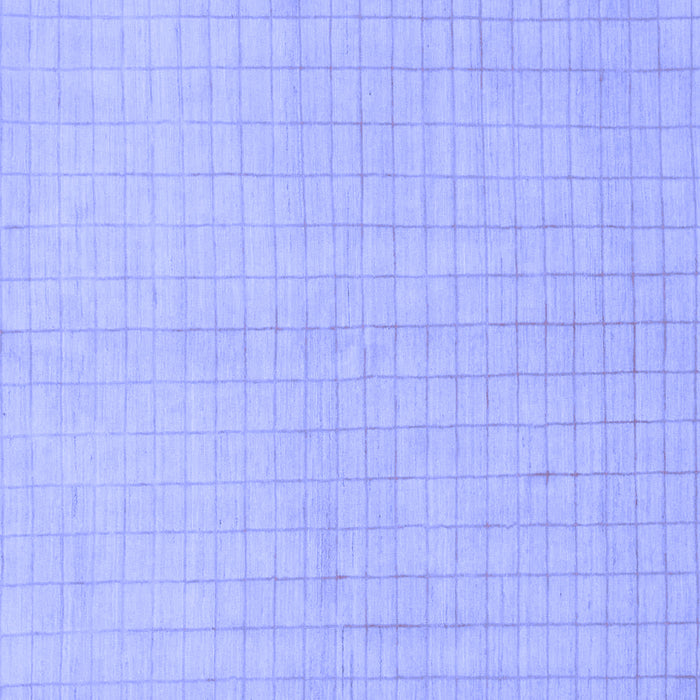 Square Solid Blue Modern Rug, abs1537blu