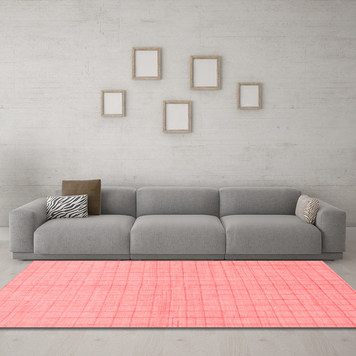 Modern Red Washable Rugs
