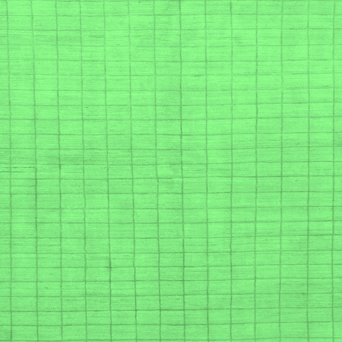 Square Machine Washable Solid Emerald Green Modern Area Rugs, wshabs1537emgrn