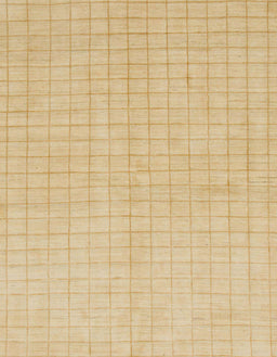 Abstract Yellow Solid Rug, abs1537