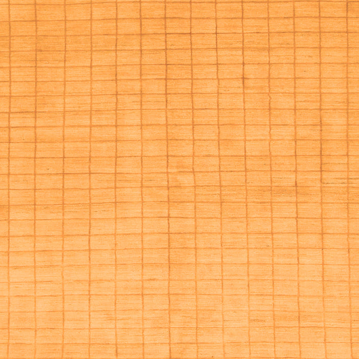 Square Machine Washable Solid Orange Modern Area Rugs, wshabs1537org