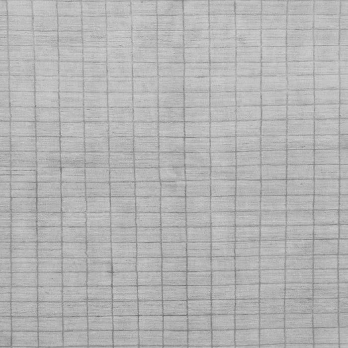 Square Machine Washable Solid Gray Modern Rug, wshabs1537gry