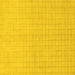 Square Solid Yellow Modern Rug, abs1537yw