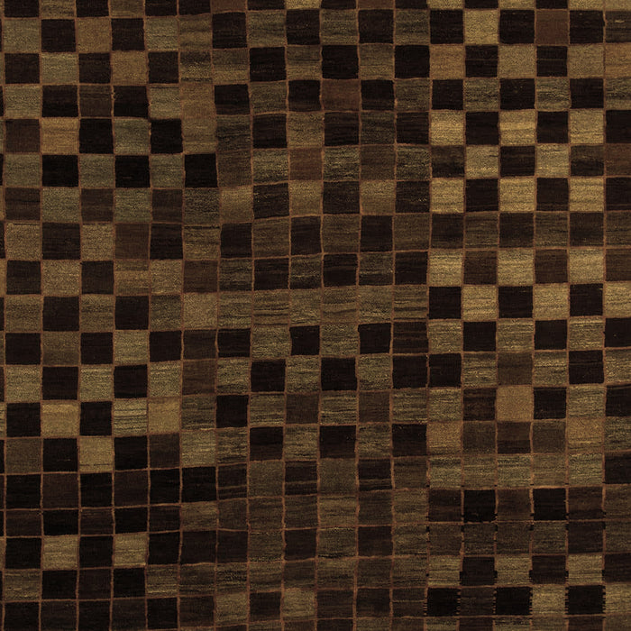 Abstract Brown Modern Rug, abs1538brn