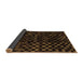 Sideview of Abstract Brown Modern Rug, abs1538brn