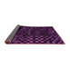 Sideview of Abstract Purple Modern Rug, abs1538pur