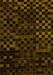 Abstract Yellow Modern Rug, abs1538yw