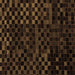 Square Abstract Brown Modern Rug, abs1538brn