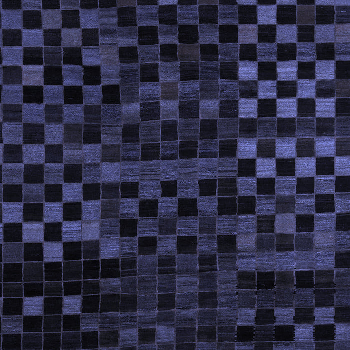 Abstract Blue Modern Rug, abs1538blu