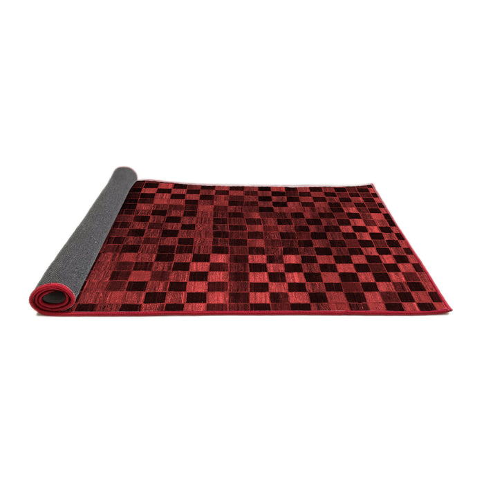 Abstract Red Modern Area Rugs
