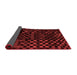 Abstract Red Modern Area Rugs