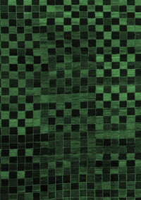 Abstract Emerald Green Modern Rug, abs1538emgrn