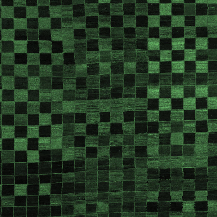 Abstract Emerald Green Modern Rug, abs1538emgrn