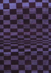 Checkered Blue Modern Rug, abs1539blu