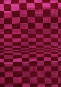 Checkered Pink Modern Rug, abs1539pnk