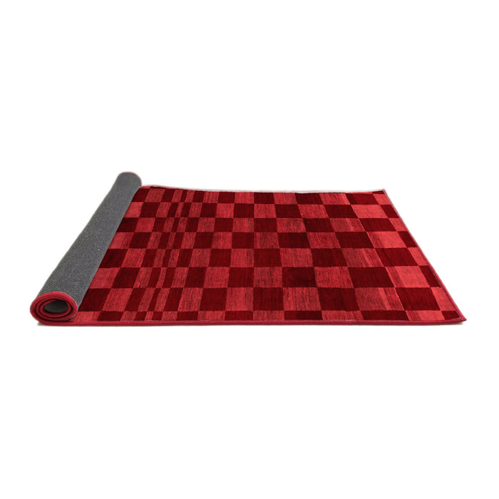 Checkered Red Modern Area Rugs