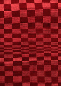 Checkered Red Modern Rug, abs1539red