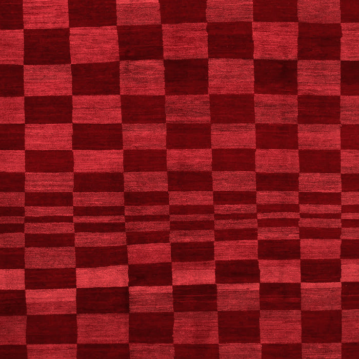 Checkered Red Modern Area Rugs