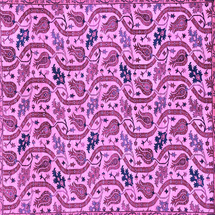 Square Abstract Purple Modern Rug, abs153pur